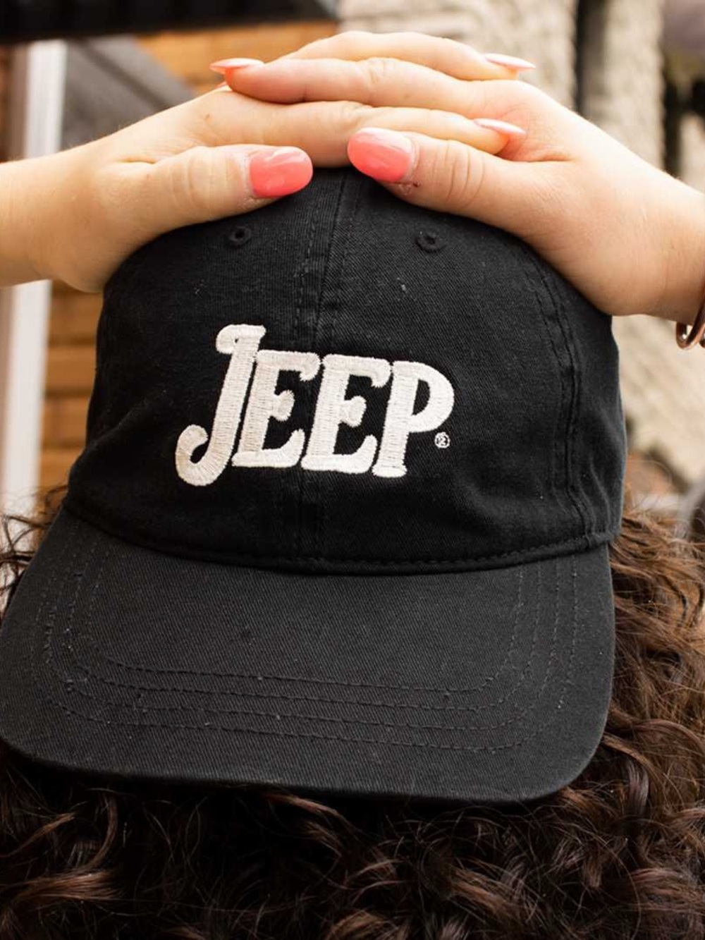 Jeep Vintage Script Logo baseball cap